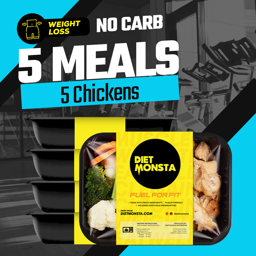 5 Meals No Carb (5 Chickens) Dietmonsta