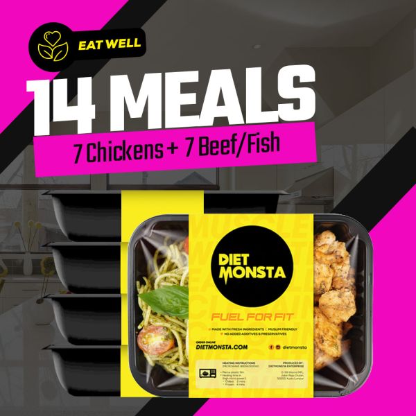 14 Meals Eat Well (7 Chickens, 7 Beef/Fish)