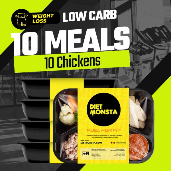 10 Meals Low Carb (10 Chickens)