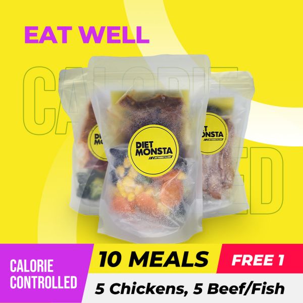 10+1 Meals Calorie Controlled (6 Chickens, 5 Beef/Fish)