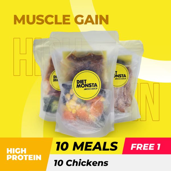 10+1 Meals Muscle Gain (11 Chickens)