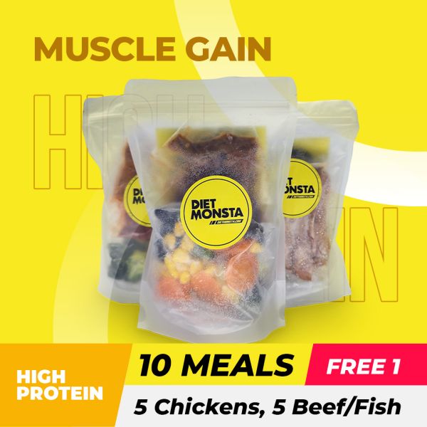 10+1Meals Muscle Gain (6 Chickens, 5 Beef/Fish)