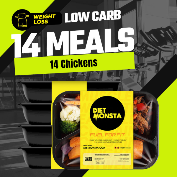 14 Meals Low Carbs (14 Chicken)