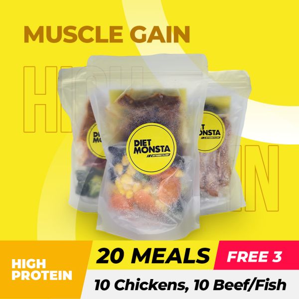 20+3 Meals Muscle Gain (13 Chickens, 10 Beef/Fish)