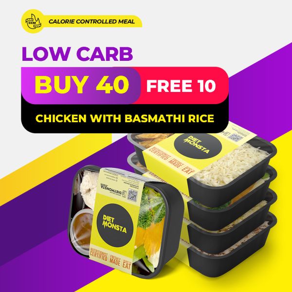 40+10 Basmathi Rice Calorie Controlled Meal Plan (Low Carb)