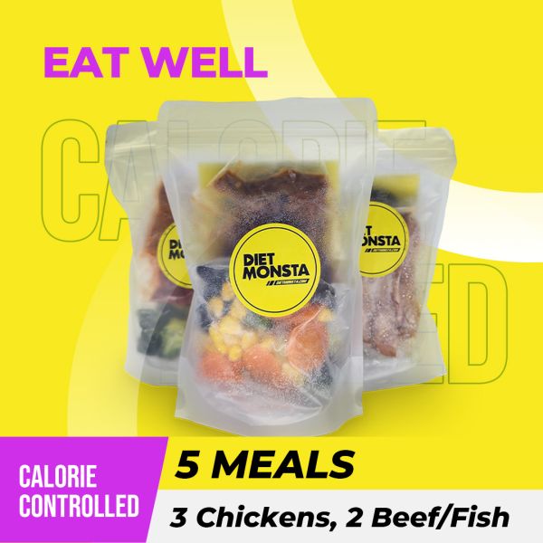 5 Meals Calorie Controlled (3 Chickens, 2 Beef/Fish)