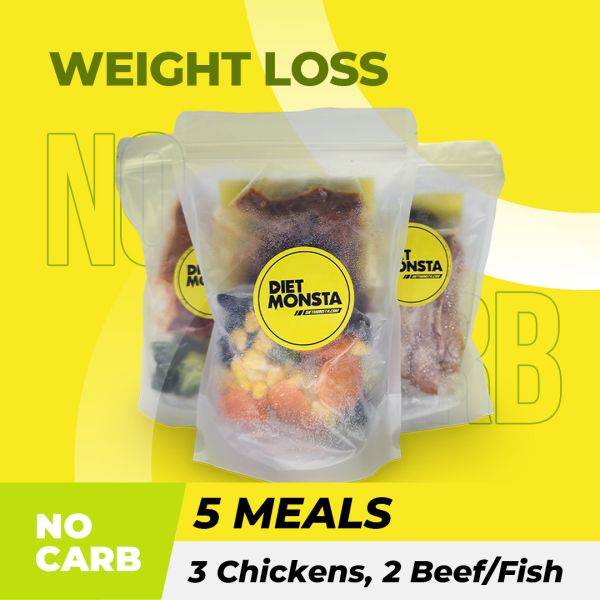 5 Meals No Carb (3 Chickens, 2 Beef/Fish)