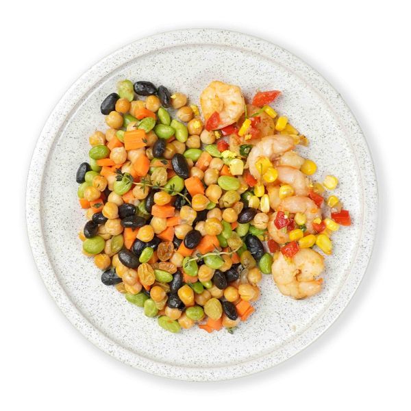 Capsicum Shrimp Moroccan Salad