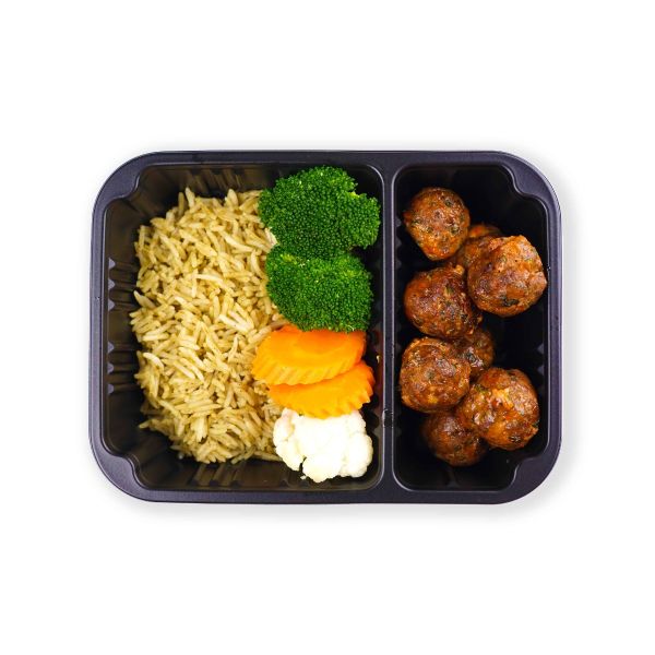 Beef Kofta Tumeric Rice with Salatahar Sauce
