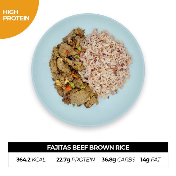 Fajitas Beef Brown Rice
