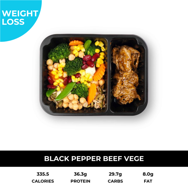 Black Pepper Beef with Vege / Salad