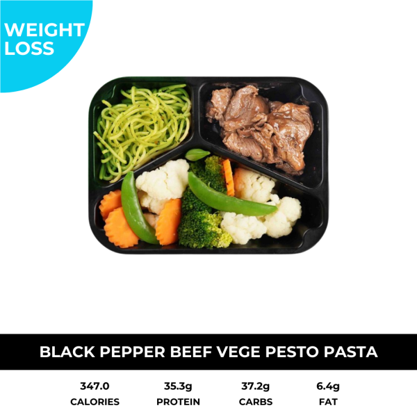 Black Pepper Beef Vege with Pasta