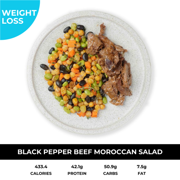 Black Pepper Beef with Vege / Salad