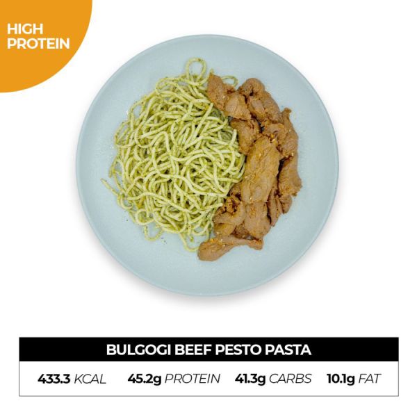Bulgogi Beef Pesto Pasta