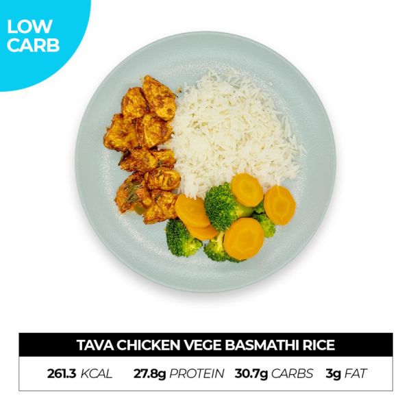 Tava Chicken Vege Basmathi Rice