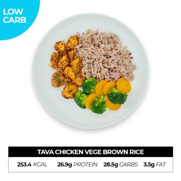 Tava Chicken Vege Brown Rice