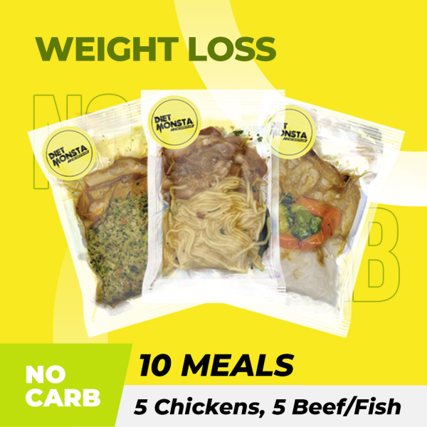 10 Meals No Carb ( 5 Chickens, 5 Beef/Fish )