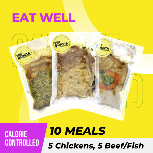 10 Meals Calorie Controlled ( 6 Chickens, 4 Beef/Fish )