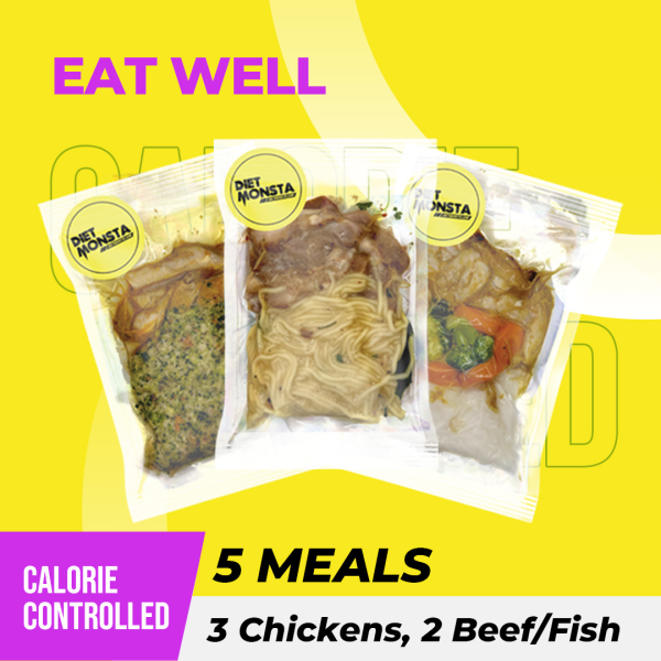 5 Meals Calorie Controlled (3 Chickens, 2 Beef/Fish)