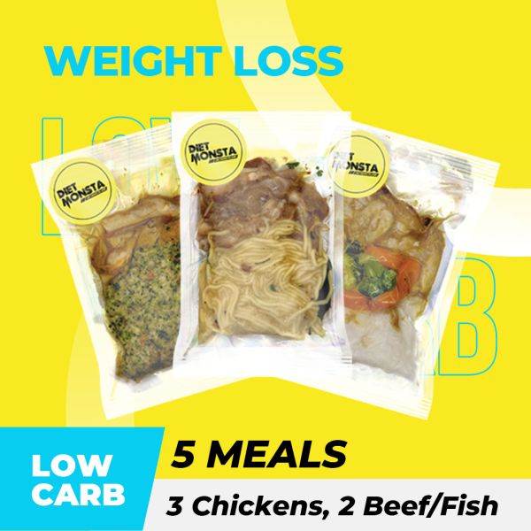 5 Meals Low Carb (3 Chickens, 2 Beef/Fish)