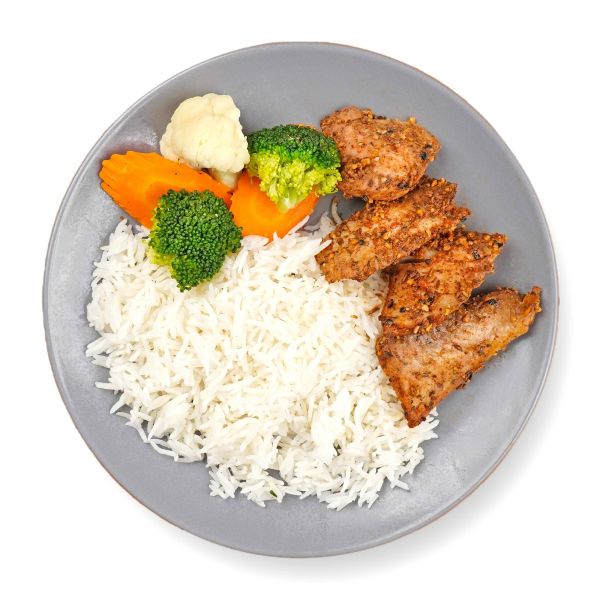 Dukkah Tilapia Basmathi Rice