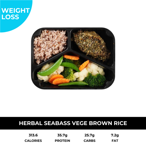 Herbal Seabass Vege Brown Rice