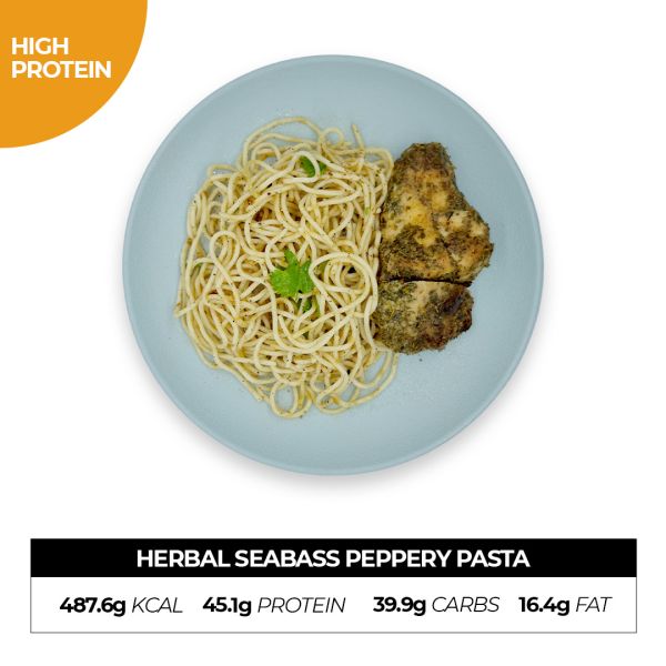 Herbal Seabass Peppery Pasta