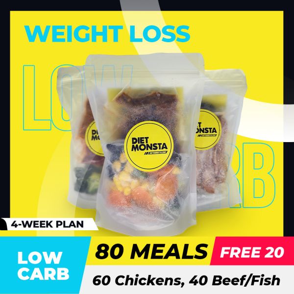 80+20 Meals Low Carb (60 Chickens, 40 Beef/Fish)