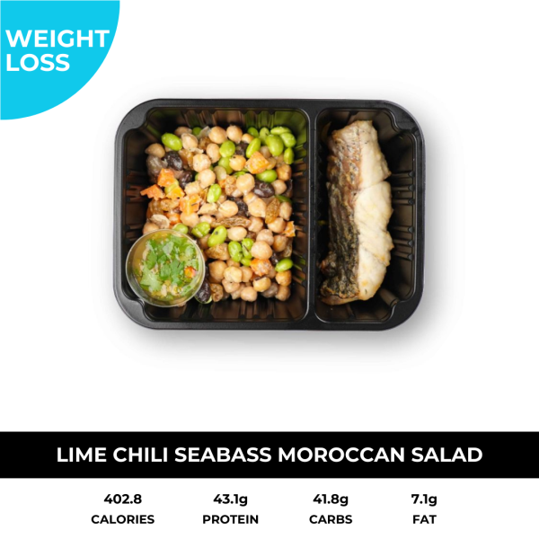 Lime Chili Seabass with Vege / Salad