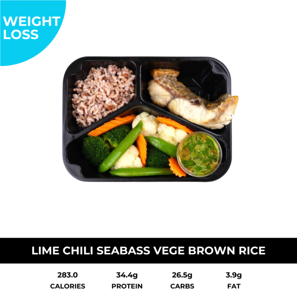 Lime Chili Seabass Vege Brown Rice