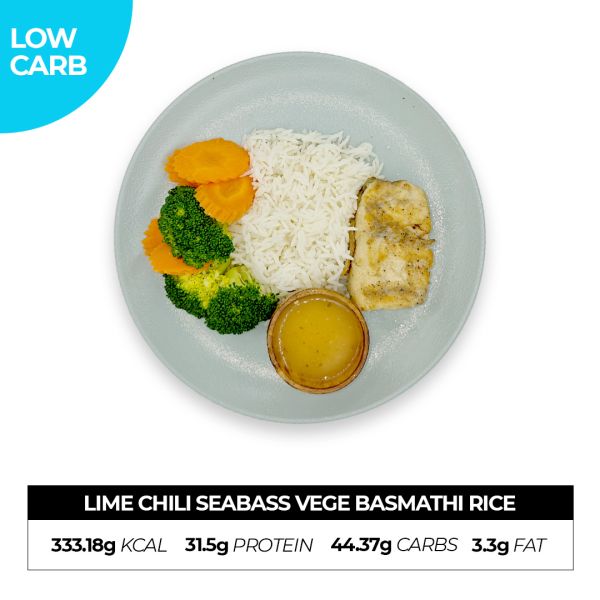 Lime Chili Seabass Vege Basmathi Rice