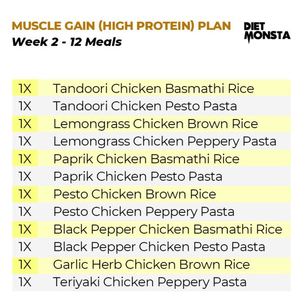 40+8 Meals Muscle Gain (48 Chickens) 