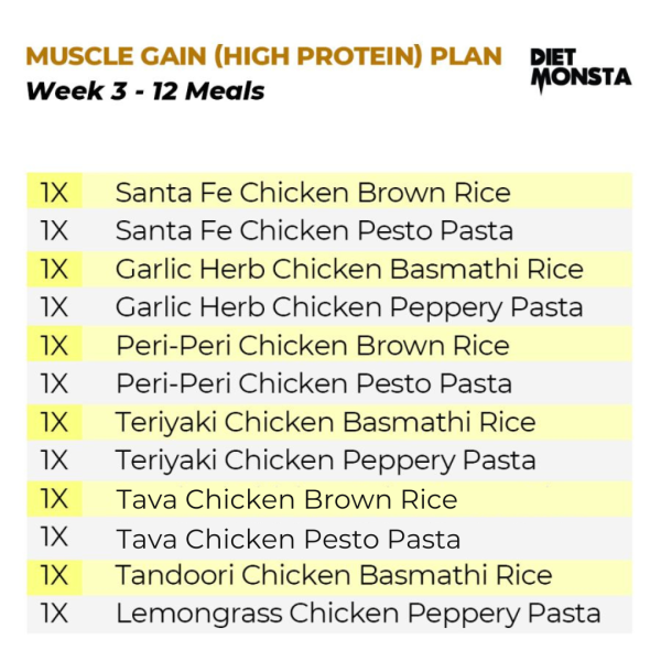 40+8 Meals Muscle Gain (48 Chickens) 
