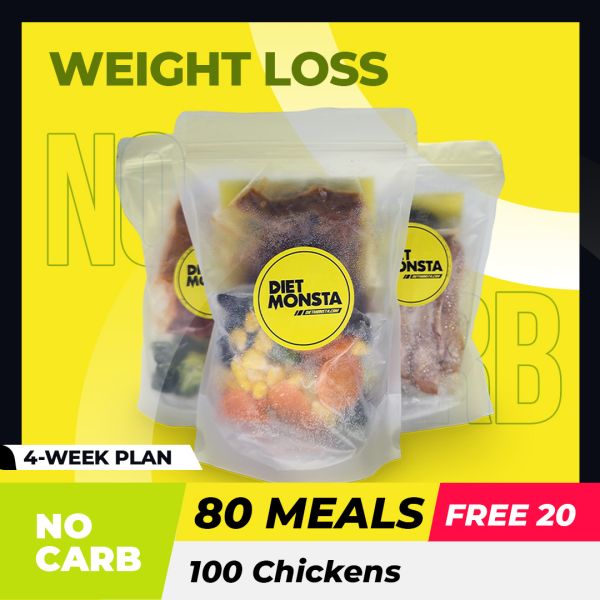 80+20 Meals No Carb (100 Chickens)