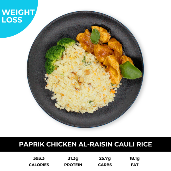 Paprik Chicken with Cauli Rice