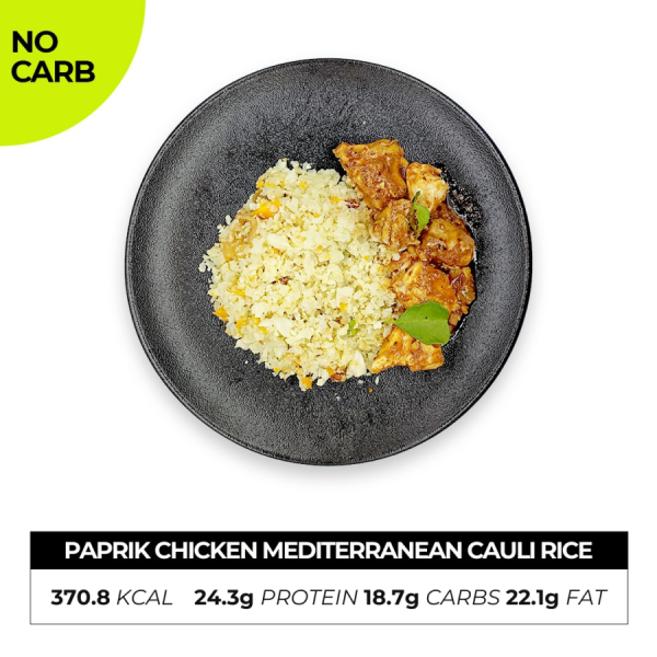 Paprik Chicken Mediterranean Cauli Rice