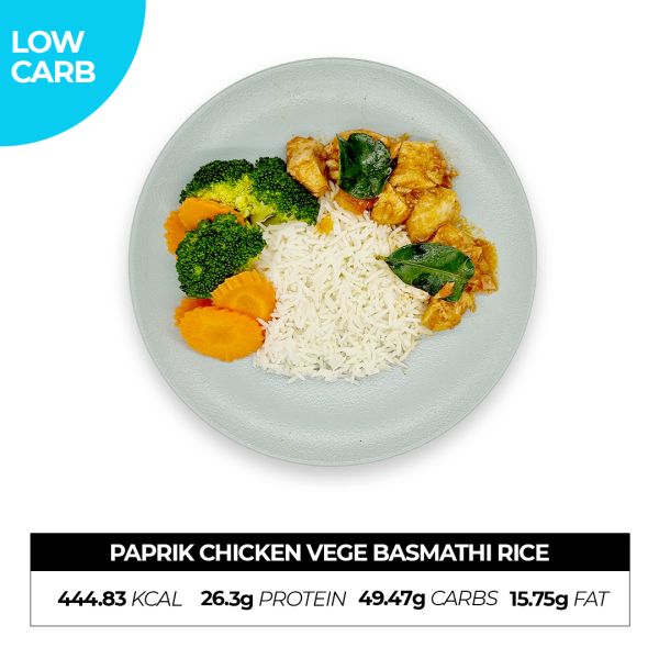 Paprik Chicken Vege Basmathi Rice
