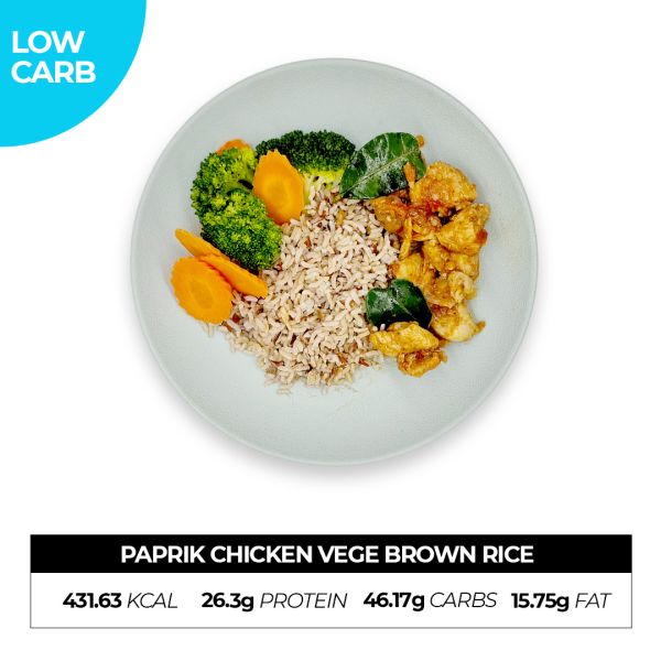 Paprik Chicken Vege Brown Rice