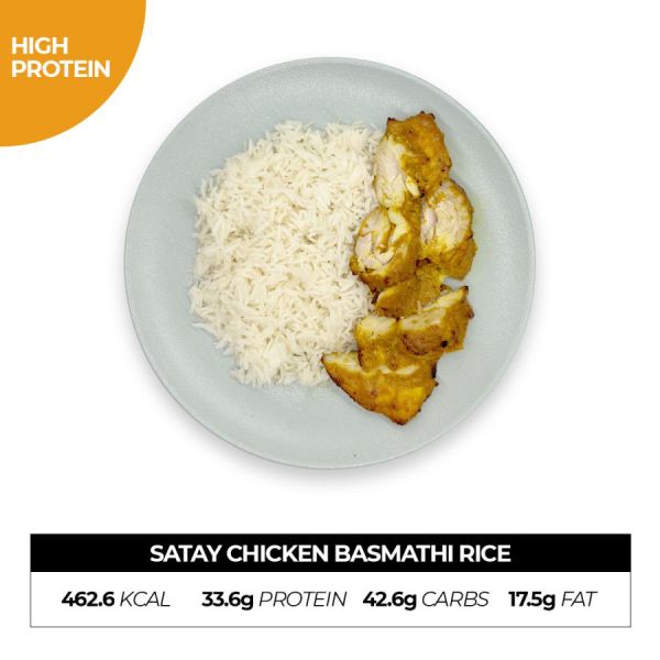 Satay Chicken Basmathi Rice
