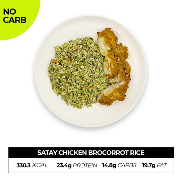 Satay Chicken Brocorrot Rice