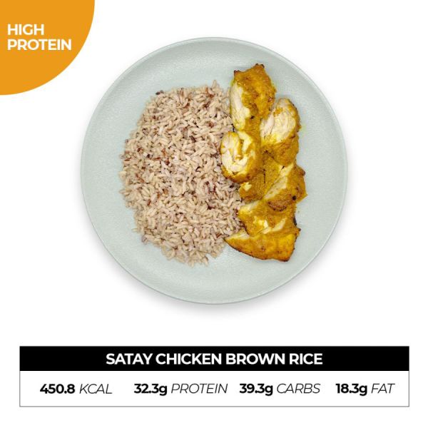 Satay Chicken Brown Rice