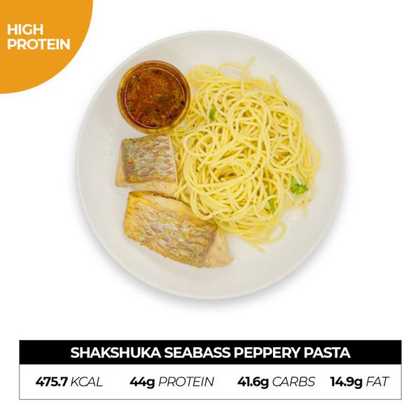 Shakshuka Seabass Peppery Pasta