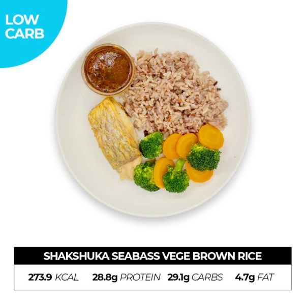 Shakshuka Seabass Vege Brown Rice