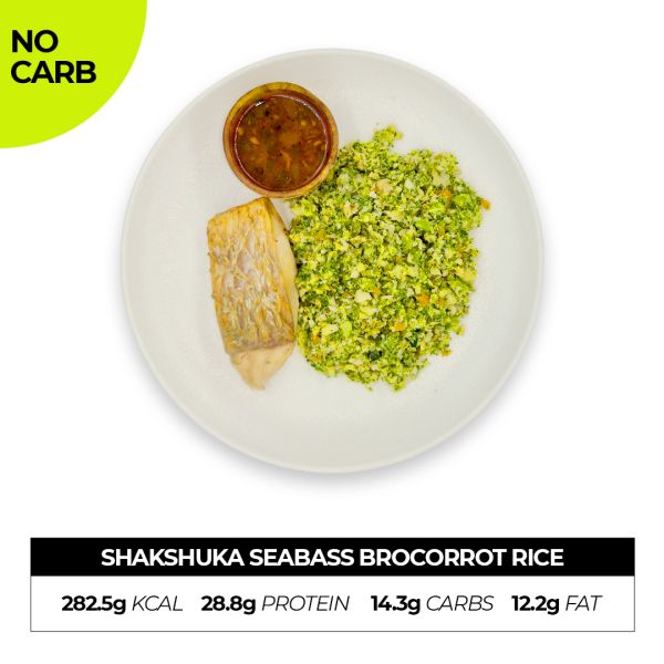 Shakshuka Seabass Brocorrot Rice