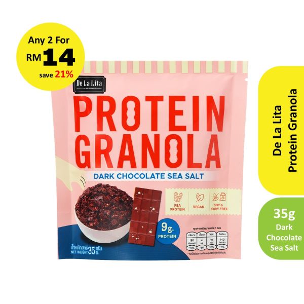 De La Lita - Protein Granola Dark Chocolate Sea Salt 35g