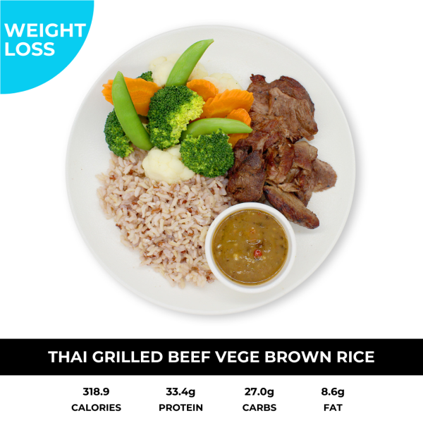 Thai Grilled Beef Vege Brown Rice