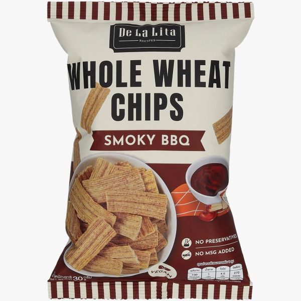 De La Lita - Whole Wheat Chips Smoky BBQ 70g