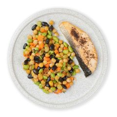 Black Pepper Salmon Moroccan Salad