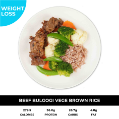 Beef Bulgogi Vege Brown Rice