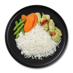 Green Curry Chicken Basmathi Rice
